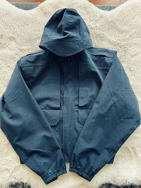 5.11 Tactical Hooded Raincoat - Navy